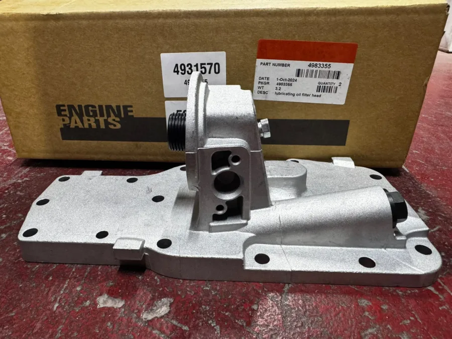 4931572 ,4983355,4931570, OIL FILTER HEAD – CUMMINS