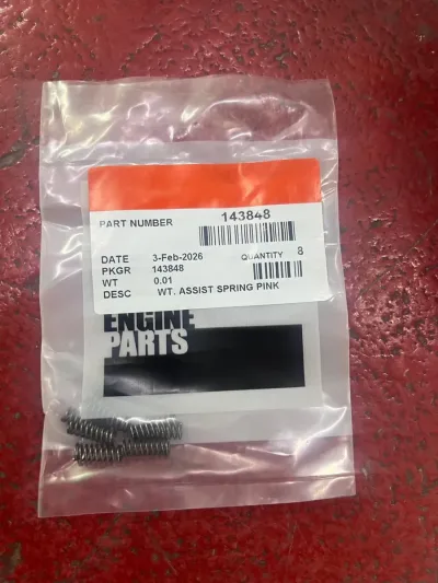 143848 W.T ASSIST SPRING PINK FOR CUMMINS for Cummins