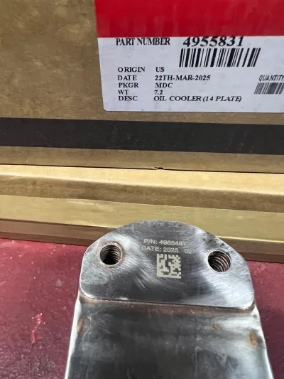 4955831 , OIL COOLER-CUMMINS for Cummins