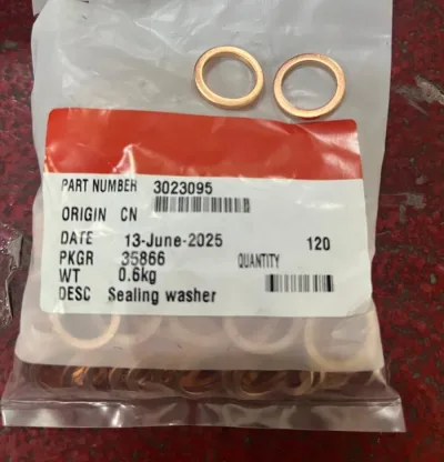 3023095 SEALING WASHER-CUMMINS for Cummins