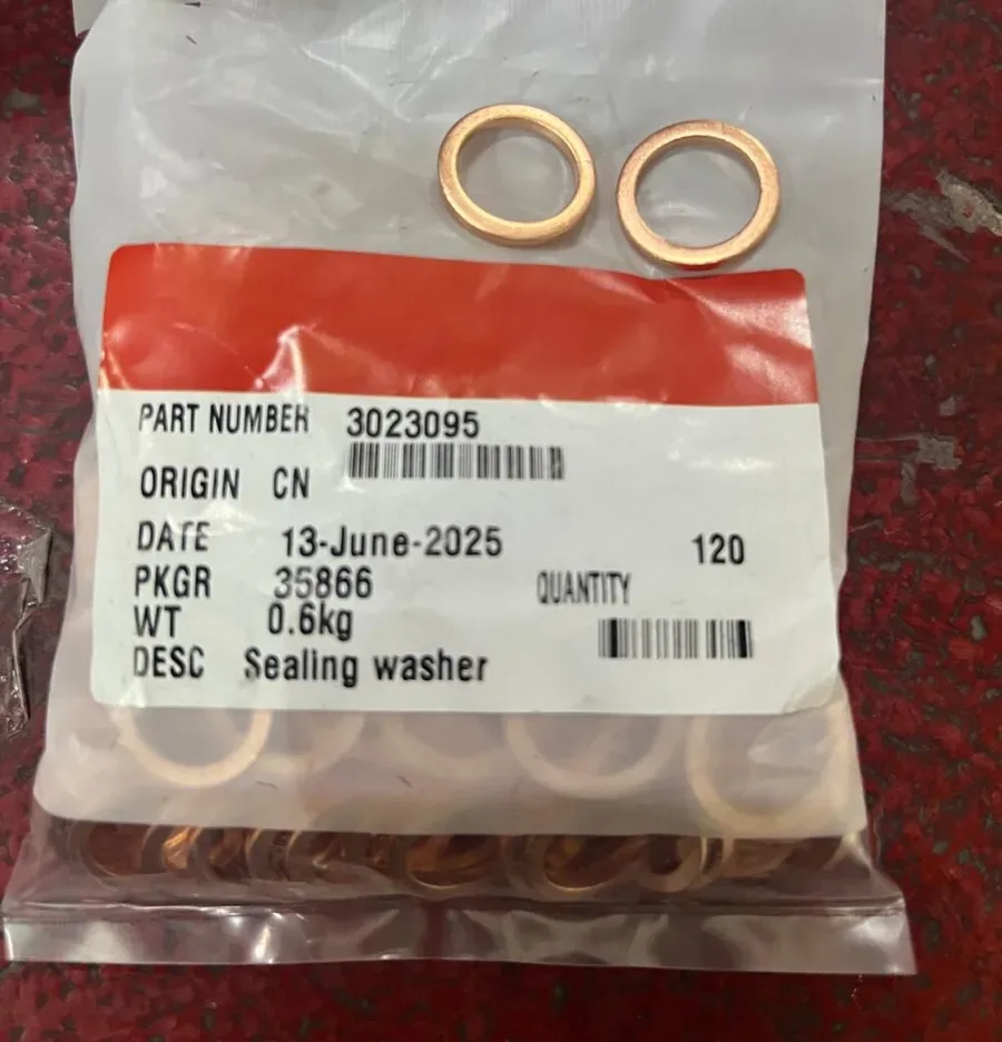 3023095 SEALING WASHER-CUMMINS for Cummins