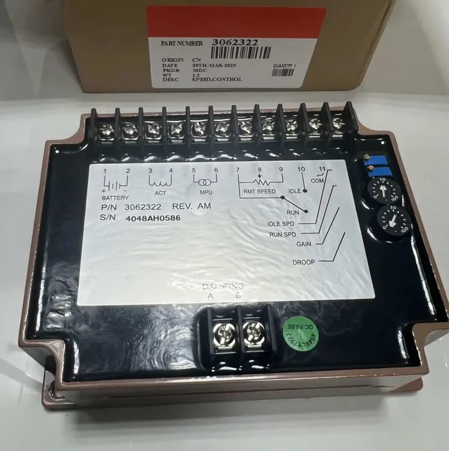 3062322 , ENG GOVERNOR SPEED CONTROLLER – CUMMINS for Cummins