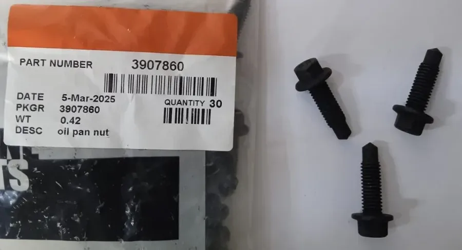 3907860 OIL PAN SCREW – CUMMINS for Cummins