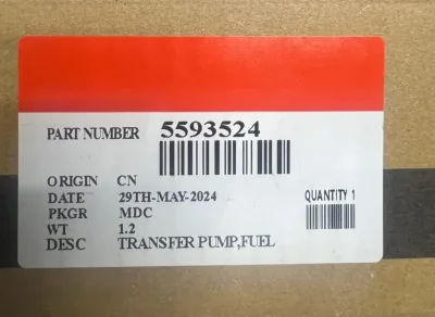 5593524,5483862 FUEL TRANSFER PUMP,24V for Cummins