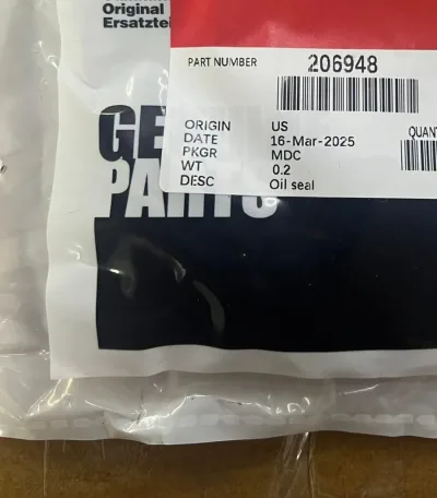 206948 OIL SEAL for Cummins