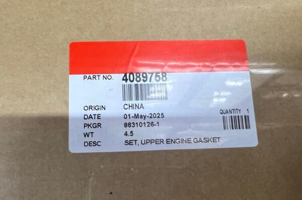 4089758 TOP GASKET KIT