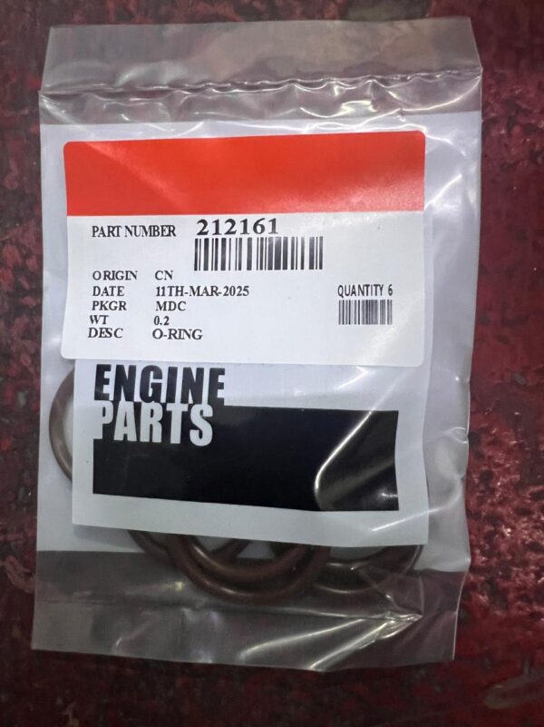212161 OIL COOLER O RING