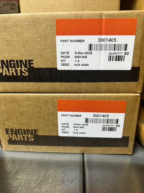 3001405 LOCK PLATE CUMMINS