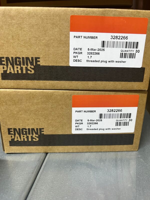 3282266 THREADED PLUG WITH WASHER CUMMINS