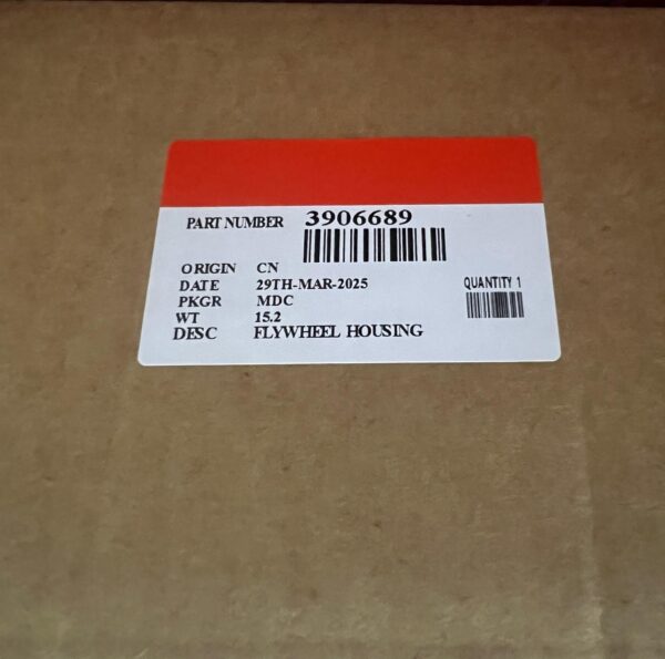 3906689,6CT, FLYWHEEL HOUSING