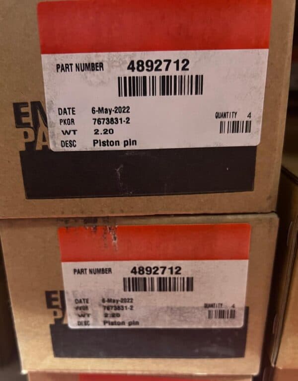 4892712, PISTON PIN