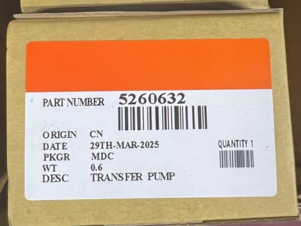 5260632,TRANSFER PUMP,12V