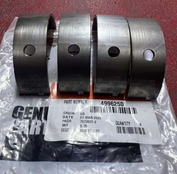 4996250 MAIN BEARING CUMMINS